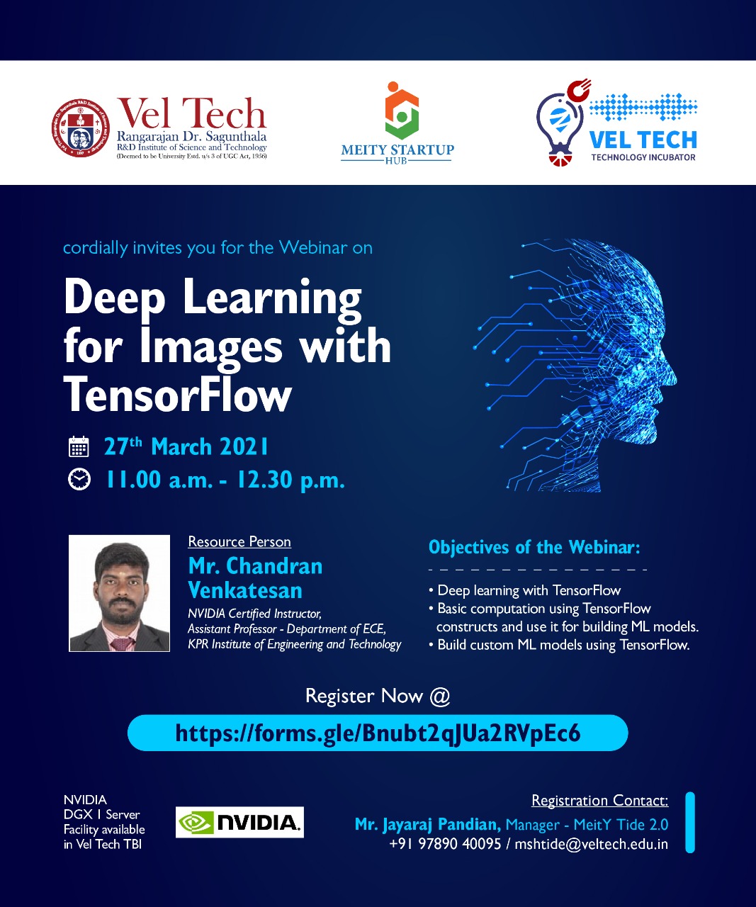 Webinar on Deep Learning for Images with Tensorflow 2021